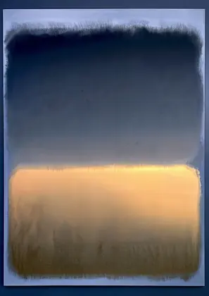 번지는 지평