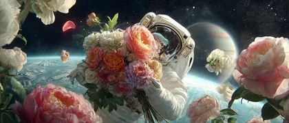 우주의 꽃다발